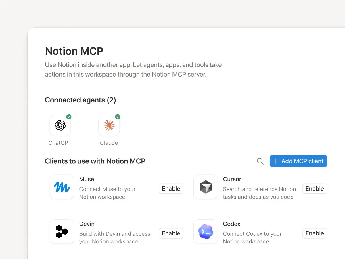 Notion MCP is our fastest-growing product ever. We took the hint.