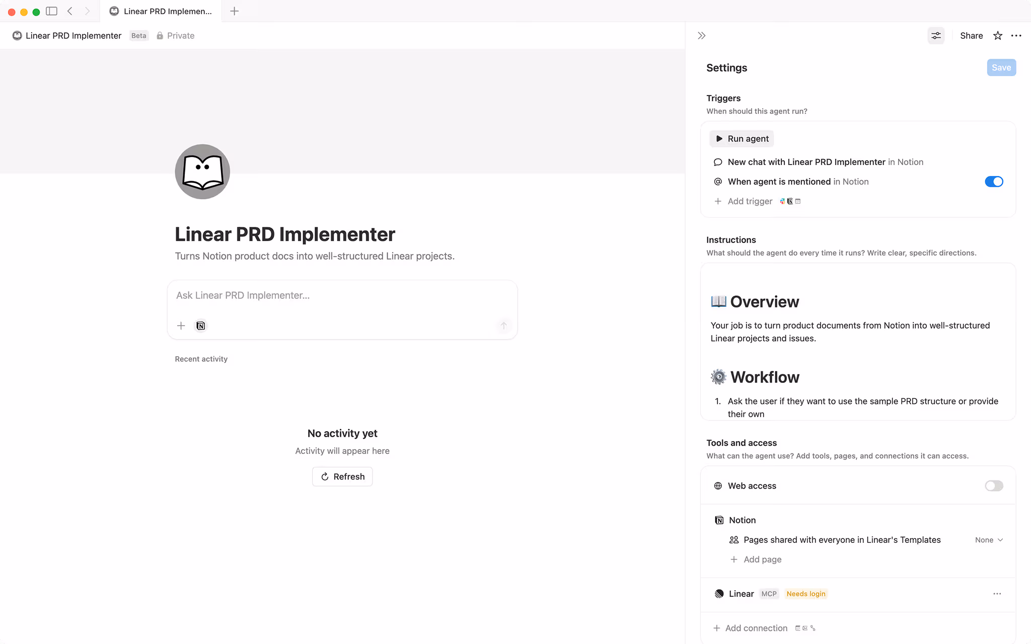 Linear PRD Implementer