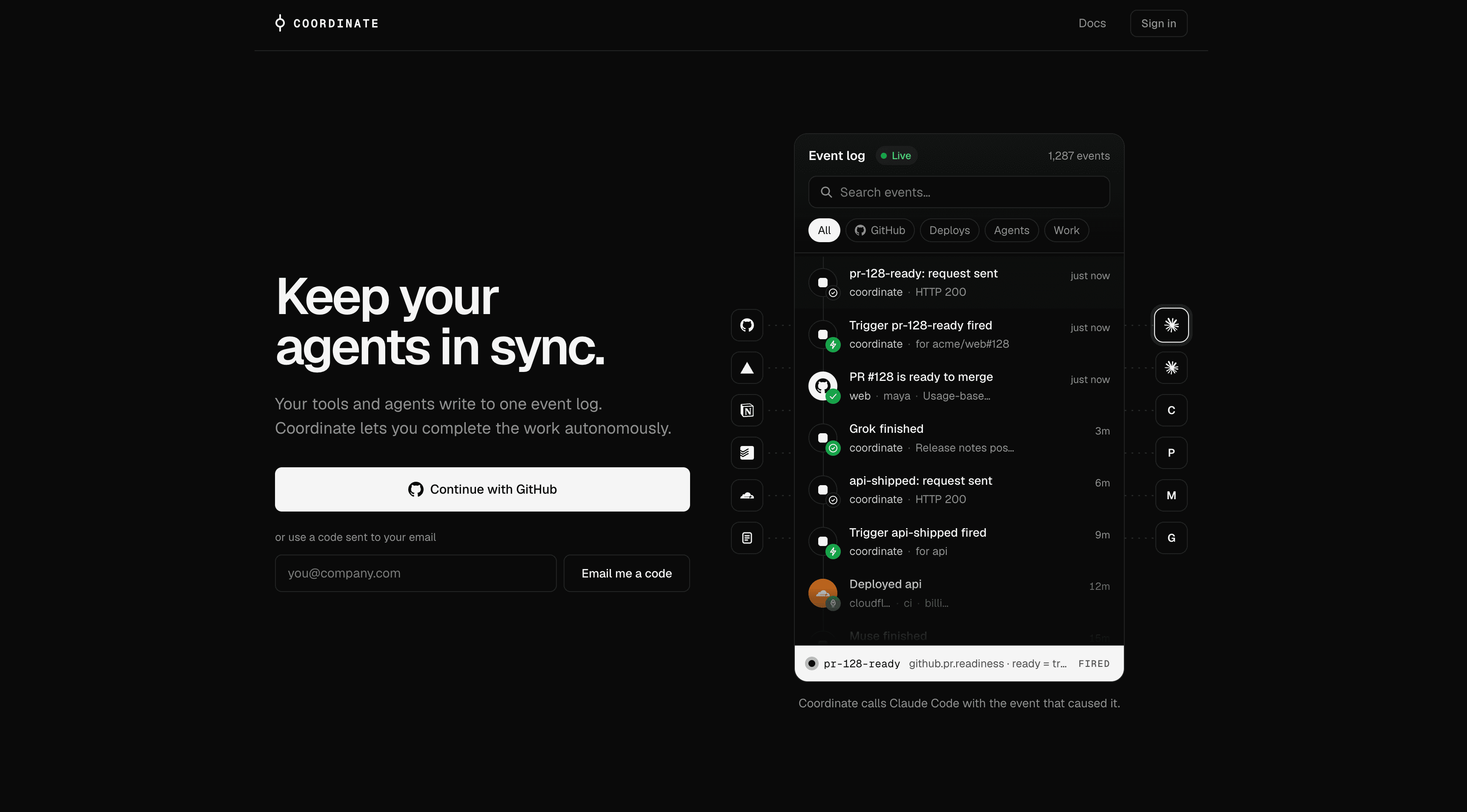 Keep your agents in sync
