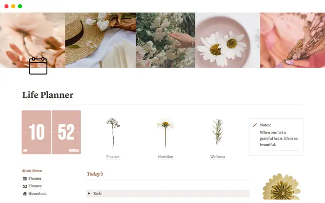 All in One Life Planner