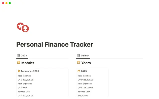 Personal Finance Tracker
