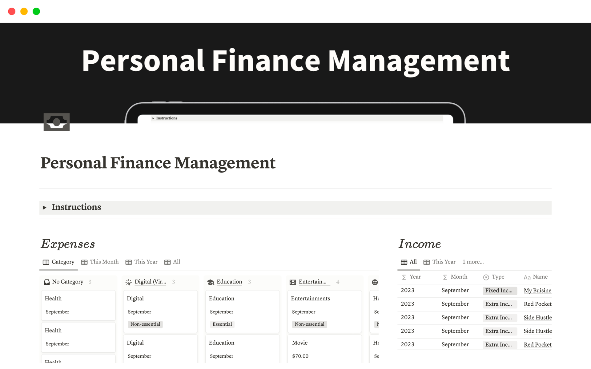 A personal finance management system that integrates budgeting, income, expenses, and asset statistics, which can clearly captures all your financial details, steering you away from consumerism and turning you into a savvy saver!