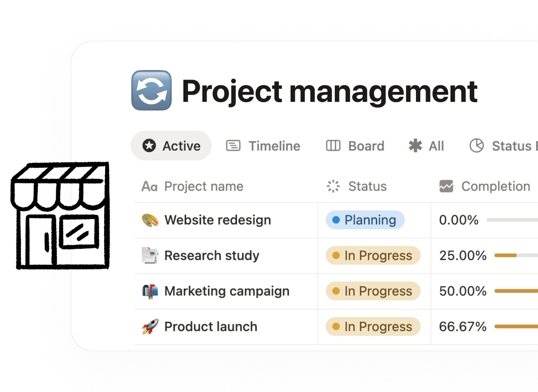 Template editorial illustration